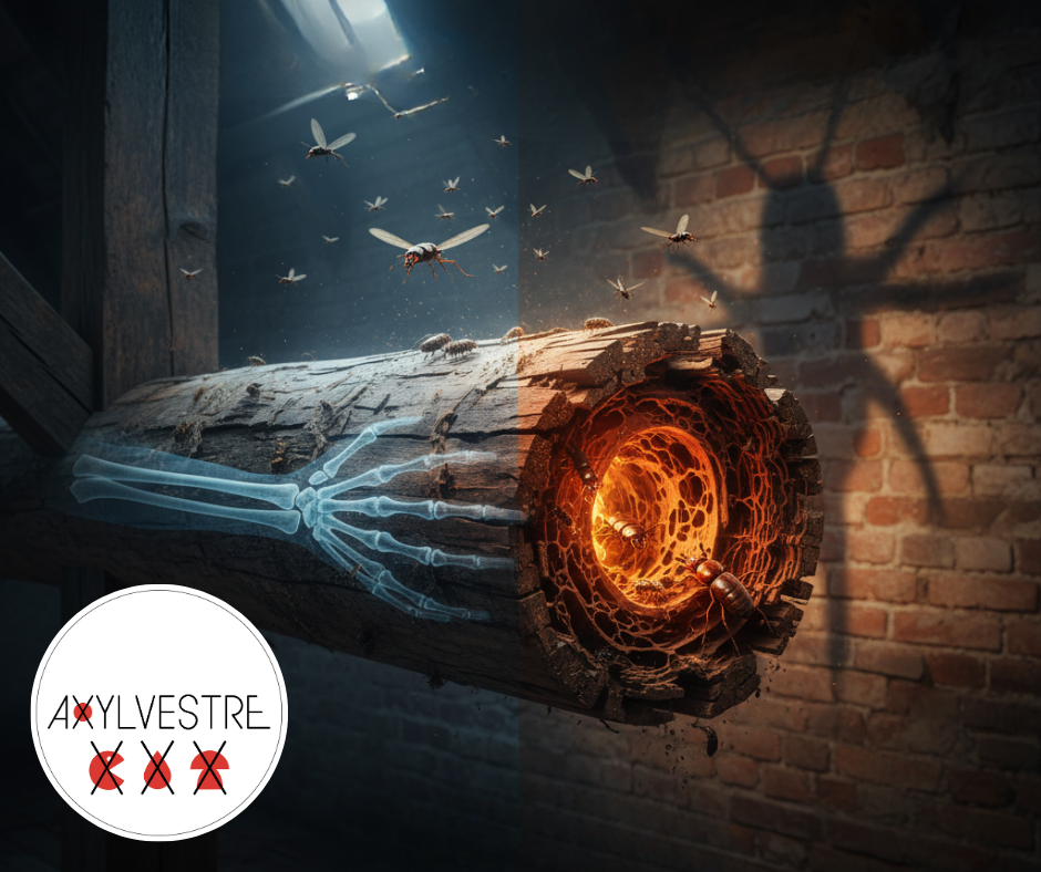 Charpente= squelette de la maison Axylvestre Lorient 