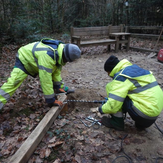 2018, Jean est salarié du chantier d’insertion professionnelle de Guidel (56)